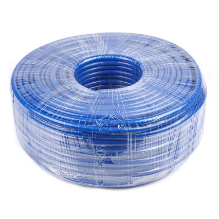 Шланг воздушный гибридный PVC D8х12 мм, 100 м KraftWell KRW-HS0812HPVC